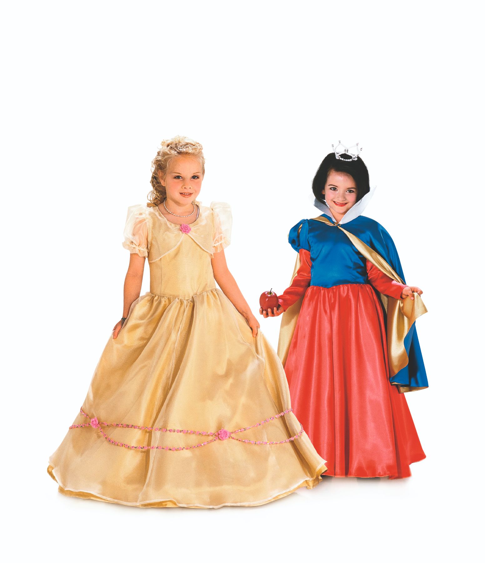 Burda Geel 2480 - Prinsessenjurk en Sneeuwwitje met cape