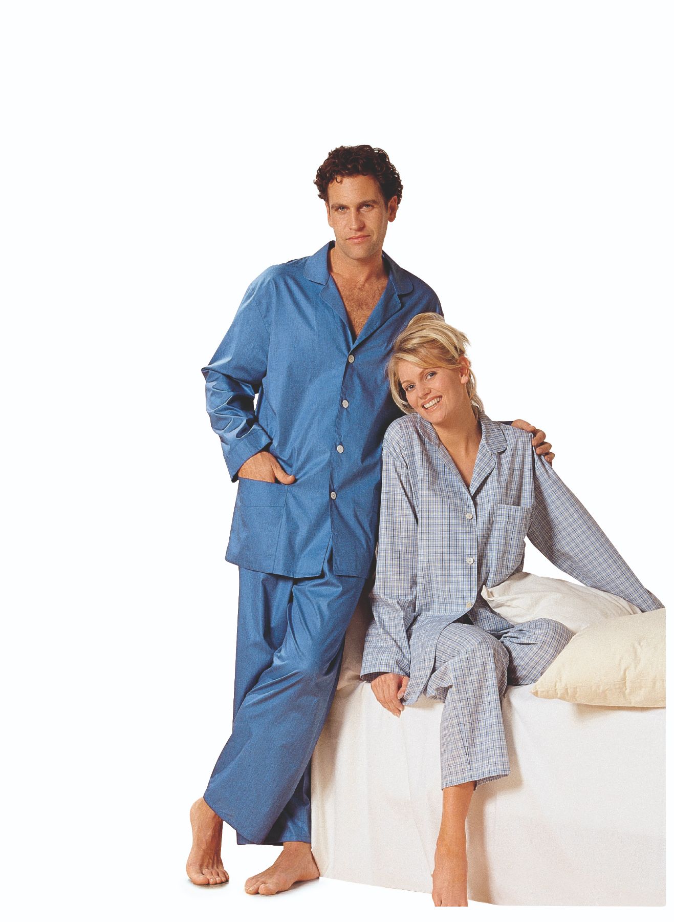 Burda Geel 2691 - Pyjama in variaties