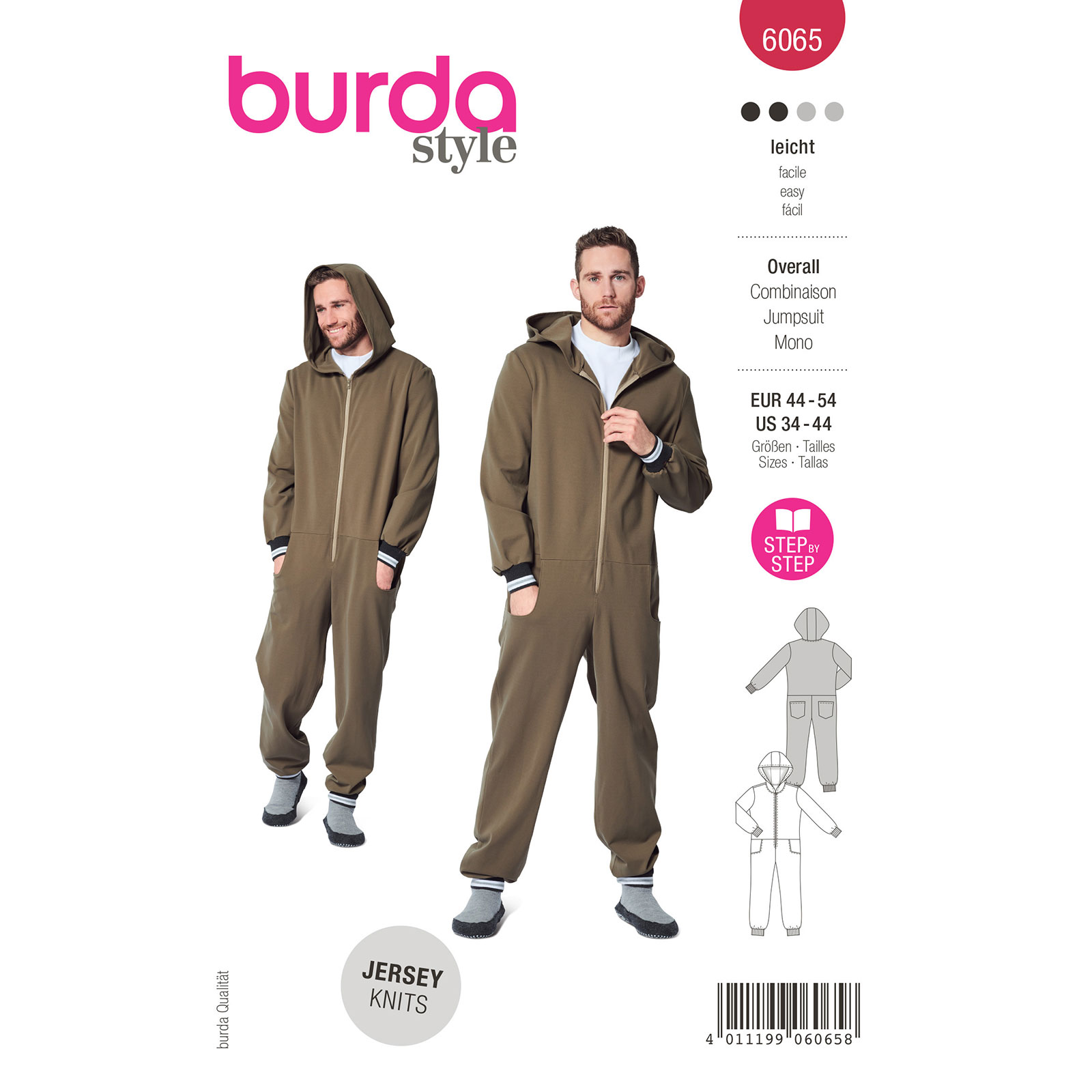 Burda Rood 6065 - Overall