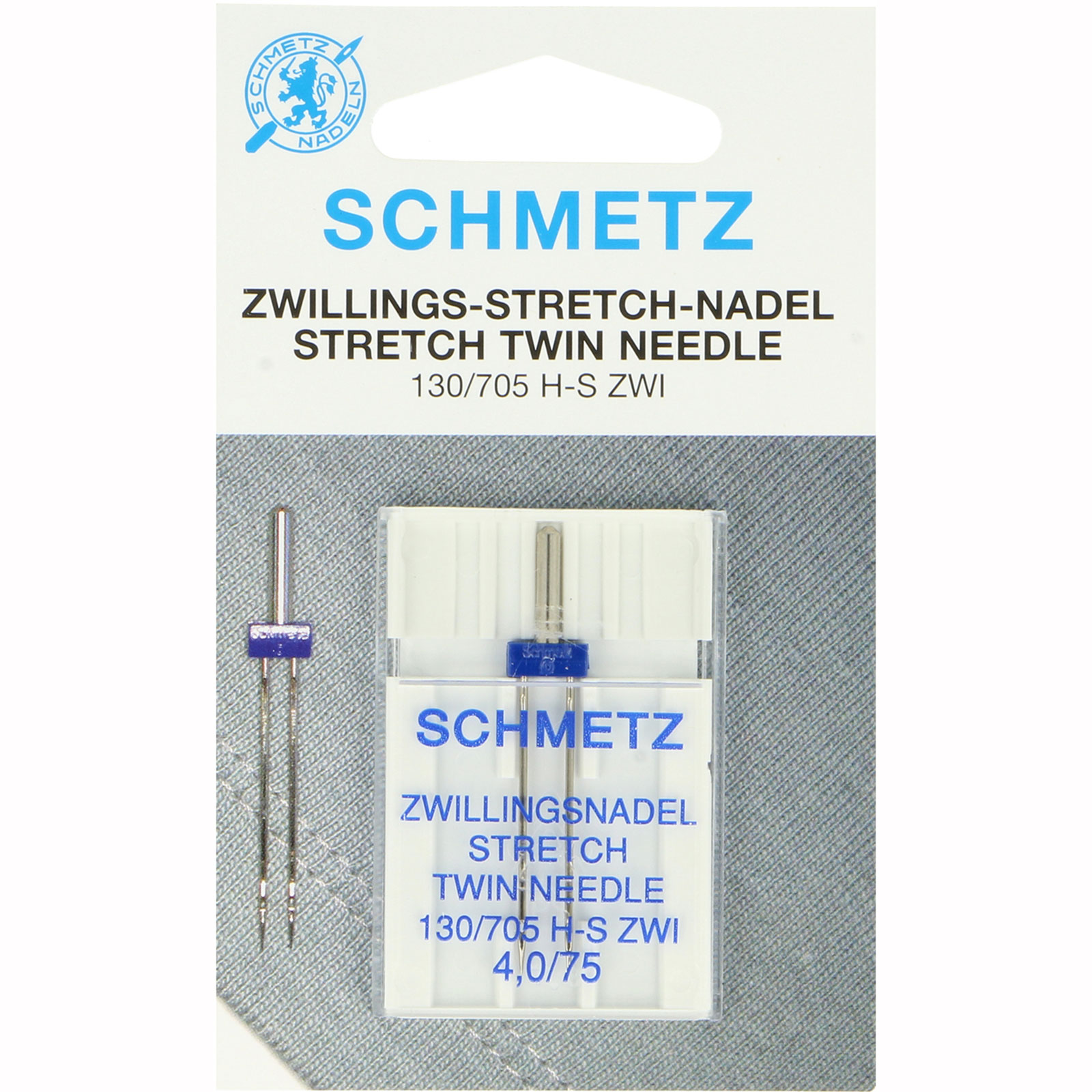 Schmetz Machine Naalden Twin Stretch 4mm 75